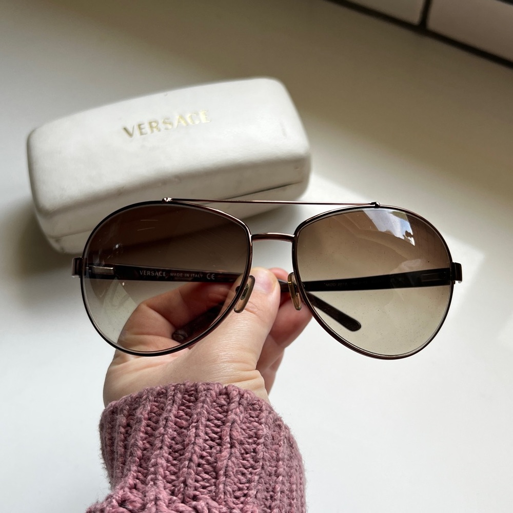 Versace Aviator Sunglasses